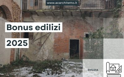 Bonus edilizi 2025